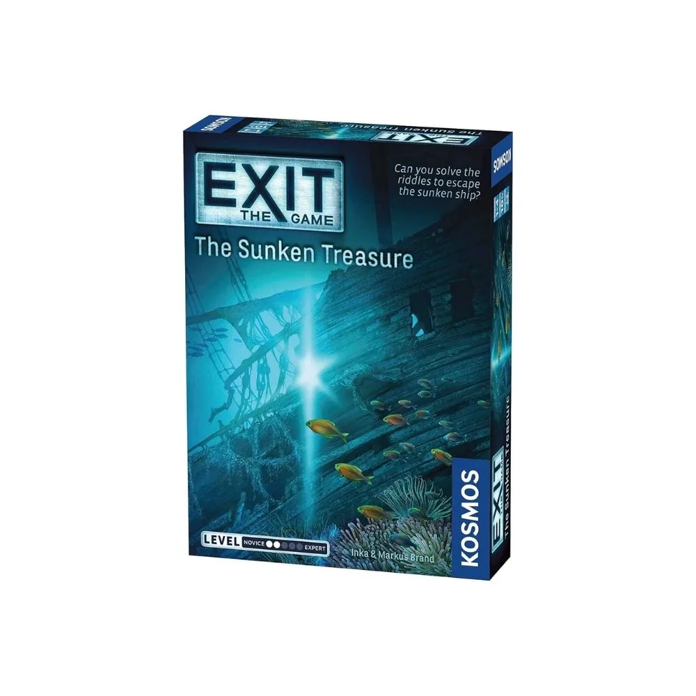 EXIT The Sunken Treasure Escape Room Game | Family Puzzle Game for 1–4 Players | Shopbefikar