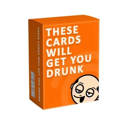 These Cards Will Get You Drunk Card Game – Hilarious Adult Drinking Game for Parties (21+)