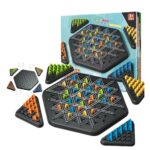 Buy Triangle Chess / Triggle Rubber Band Strategy Board Game in India | Family Strategy Game | Shopbefikar