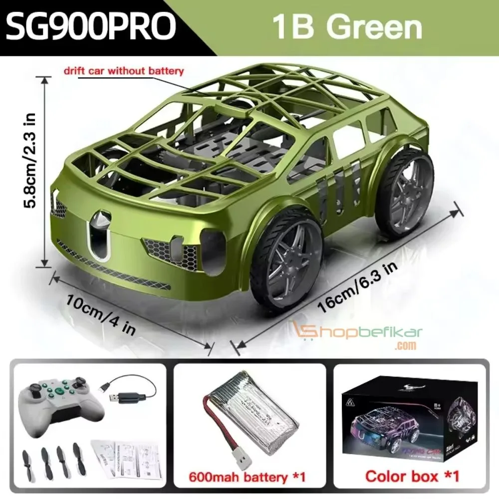 SG900Pro 2-in-1 RC Flying Car | Air-Ground Drone Vehicle | 1 Player | Age 8+ | 20 Min Play - Image 3