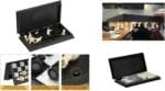 Magnetic Foldable Chessboard Game Set | Portable Travel Chess Case | Premium Classic Pieces | 10×10 Inches - Image 2