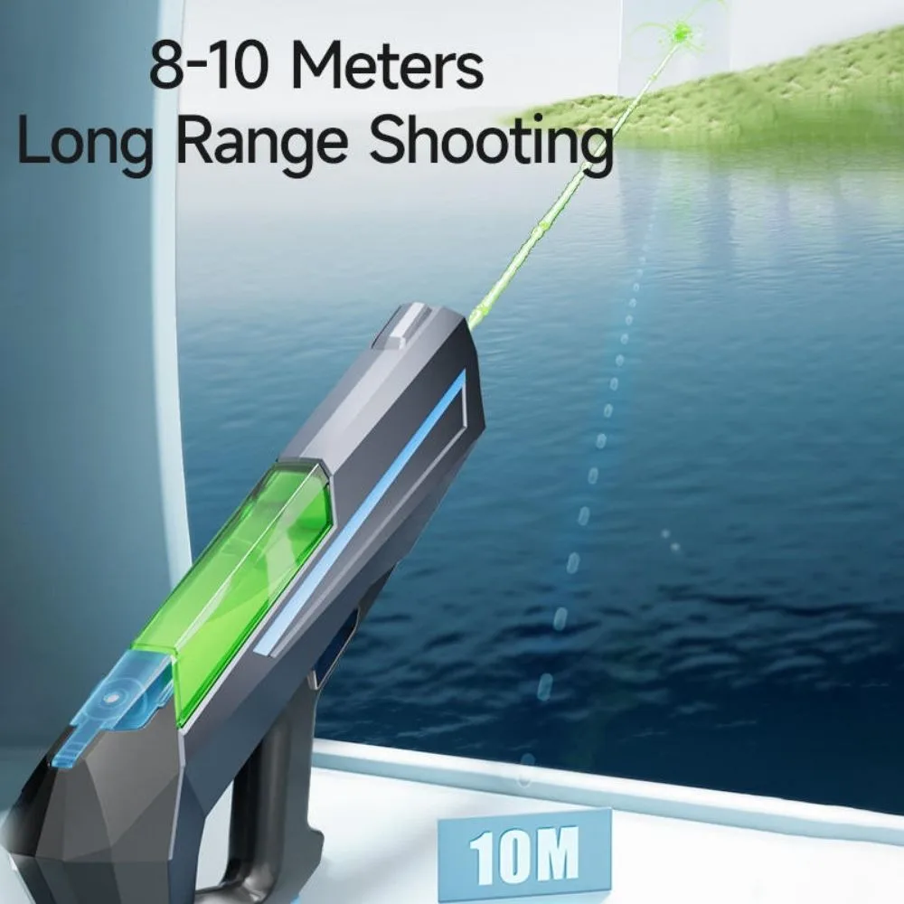 Electric Automatic Water Gun Toy | Battery Powered Holi Squirt Blaster | 1 Player | Age 5+ | Summer Play - Image 10