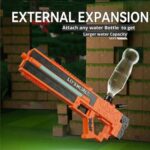 Block Craft Automatic Water Gun Blaster | Long Range Holi Pichkari Toy | 1 Player | Age 6+ | Outdoor Play ( orange) - Image 7