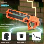 Block Craft Automatic Water Gun Blaster | Long Range Holi Pichkari Toy | 1 Player | Age 6+ | Outdoor Play ( orange) - Image 6