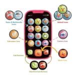 Hola 15 Functions Toy Phone for Kids | Musical Learning Mobile Toy with Lights & Sounds - Image 3