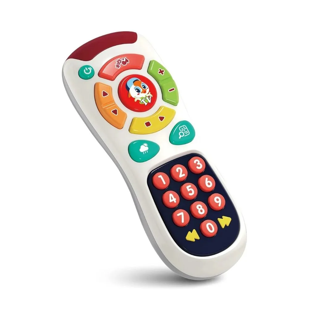 Buy Hola My Remote Baby Learning Toy in India | Musical Light Remote Toy | Shopbefikar