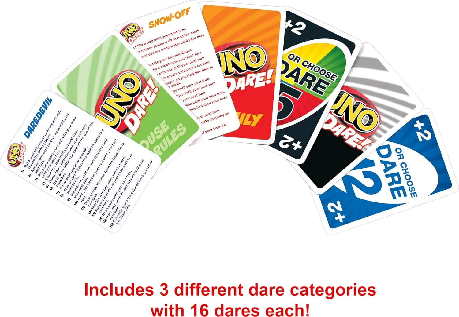 UNO Dare Card Game | Classic UNO with Fun Challenges | Family & Party Game | Age 7+ - Image 4