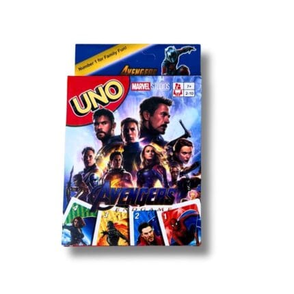 UNO Superhero Theme Card Game | Action Character Family Card Game | 2–10 Players | Age 7+