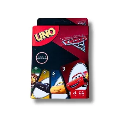 UNO Vehicle Theme Card Game | Cars & Racing Family Card Game | 2–10 Players | Age 7+