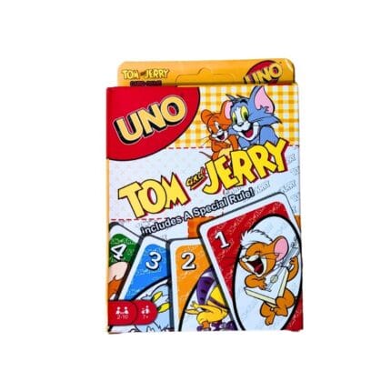 UNO Tom & Jerry Card Game | Cartoon Classic Family Card Game | 2–10 Players | Age 7+
