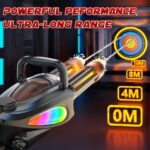 Double Barrel Electric Water Gun Blaster | Flame Light Gatling Pichkari | 1 Player | Age 6+ | Holi Play - Image 2