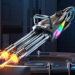 Double Barrel Electric Water Gun Blaster | Flame Light Gatling Pichkari | 1 Player | Age 6+ | Holi Play - Image 8