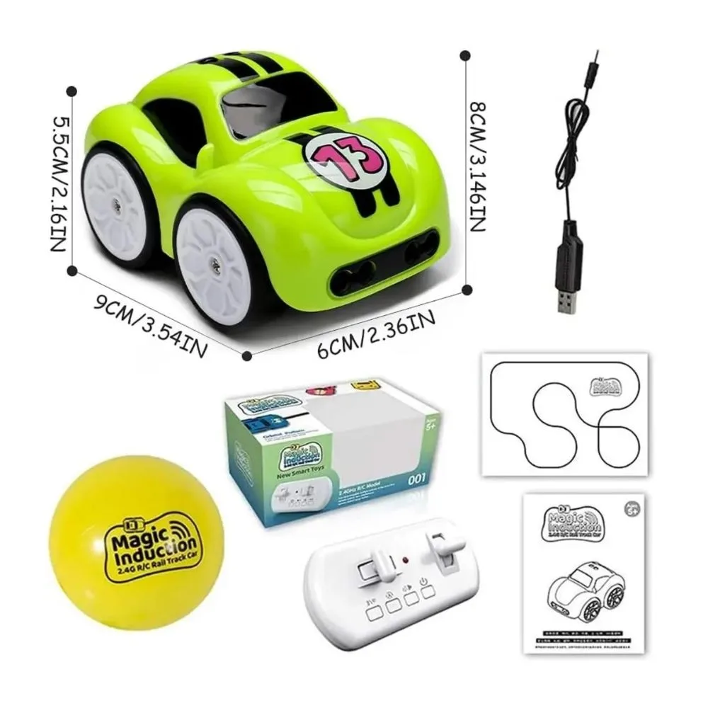 Magic Induction RC Intelligent Sensor Car | Line-Following Smart Car with Music & LED | Educational Toy - Image 4
