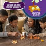 Hankman Glow Magnetic Hangman Word Game | Glow-In-The-Dark Travel Toy | Word Guessing Puzzle for Kids 6+ - Image 3