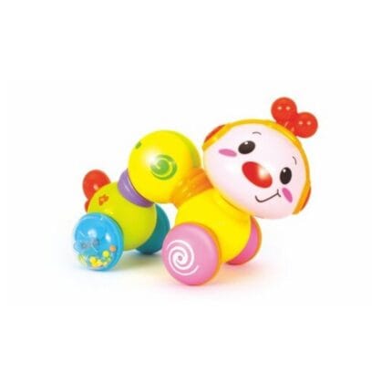 Buy Hola Happy Wiggle Worm Toy in India | Musical Crawling Baby Toy | Shopbefikar