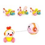 Hola Happy Wiggle Worm Toy | Musical Light-Up Crawling Baby Toy - Image 2