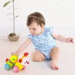 Hola Happy Wiggle Worm Toy | Musical Light-Up Crawling Baby Toy - Image 3