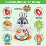 Hola Dancing Bunny Toy | Musical Light-Up Moving Rabbit Toy for Kids - Image 9