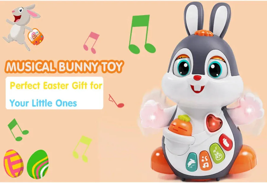 Hola Dancing Bunny Toy | Musical Light-Up Moving Rabbit Toy for Kids - Image 6