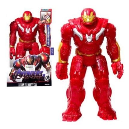 Iron Man Action Figure 30cm Bulky Armor | New Generation Suit with Light & Sound | Shopbefikar