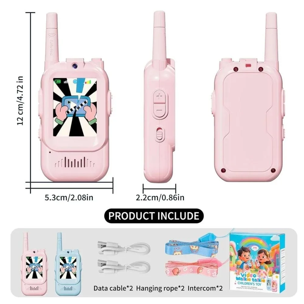 Smart Kids Video Calling Walkie-Talkie Set | HD Video & Audio 2-Way Communication Toy | WiFi Enabled | Long Range - Image 4