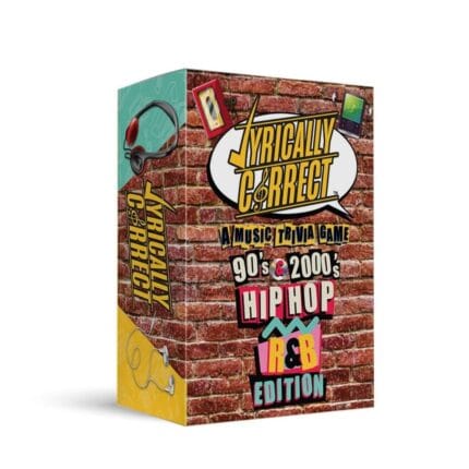 Lyrically Correct 90s & 2000s Hip Hop & R&B Card Game – Finish the Lyrics Party Game