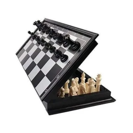 Buy Magnetic Foldable Chessboard 10x10 Inches in India | Portable Travel Chess Set | Shopbefikar