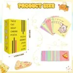 Taco Cat Goat Cheese Pizza Card Game | Naughty Cards Games for Adults | Fun Card Games for Kids Ages 7+, 2-8 Players - Image 3