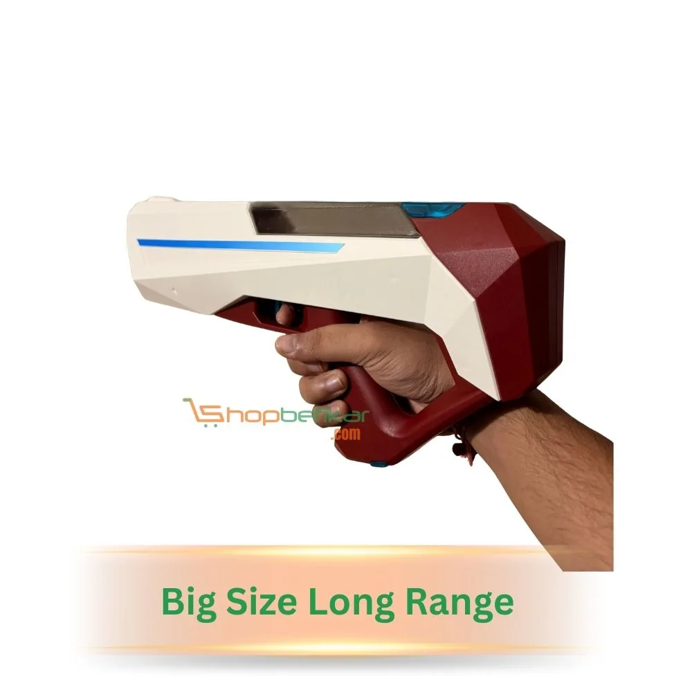 Electric Automatic Water Gun Toy | Battery Powered Holi Squirt Blaster | 1 Player | Age 5+ | Summer Play - Image 4