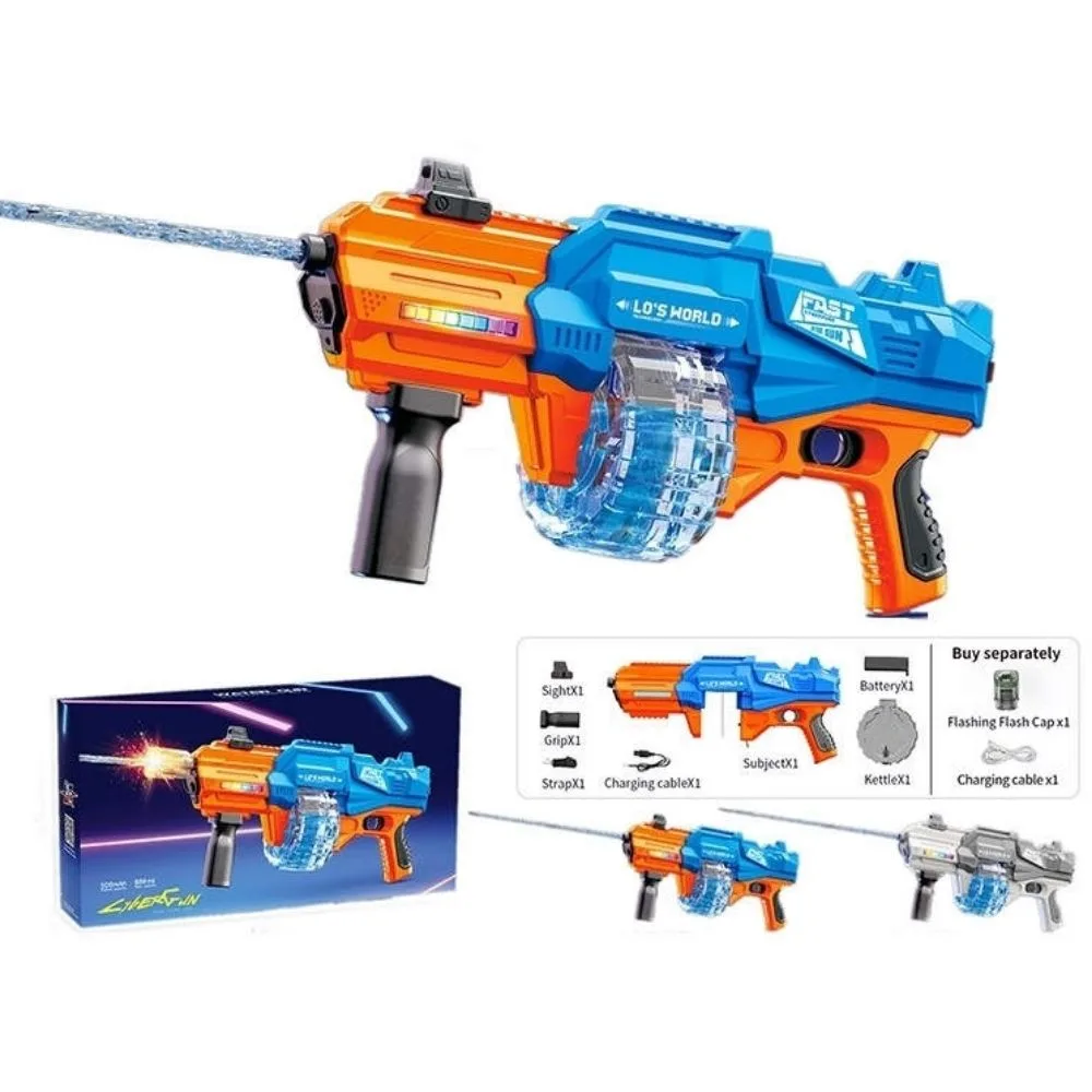 Electric Water Gun Blaster Toy | Nerf Style Holi Pichkari | 1 Player | Age 6+ | Summer Play - Image 2