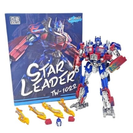 BAIWEI 1022 Optimus Prime old model vs new model comparison with energy swords and extra head