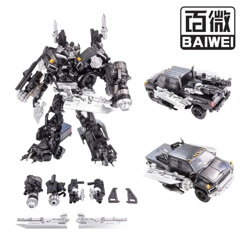 BAIWEI TW-1026B Ironhide Transformable Robot Figure | Action Toy | 1 Player | Age 6+ | Play & Display - Image 3
