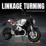 BMW R NineT 1:12 Die-Cast Bike Model | Light & Sound Pull-Back Motorcycle Toy - Image 8