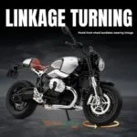BMW R NineT 1:12 Die-Cast Bike Model | Light & Sound Pull-Back Motorcycle Toy - Image 8