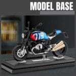 BMW R NineT 1:12 Die-Cast Bike Model | Light & Sound Pull-Back Motorcycle Toy - Image 9