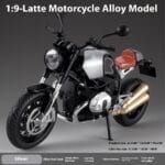 BMW R NineT 1:12 Die-Cast Bike Model | Light & Sound Pull-Back Motorcycle Toy - Image 10