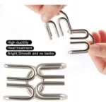 Mind Challenging Metal Wire Puzzle Set | 12 Assorted Brain Teaser Disentanglement Games | Party Favors & Gift Prizes | Age 6+ - Image 11