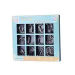 Mind Challenging Metal Wire Puzzle Set | 12 Assorted Brain Teaser Disentanglement Games | Party Favors & Gift Prizes | Age 6+ - Image 6