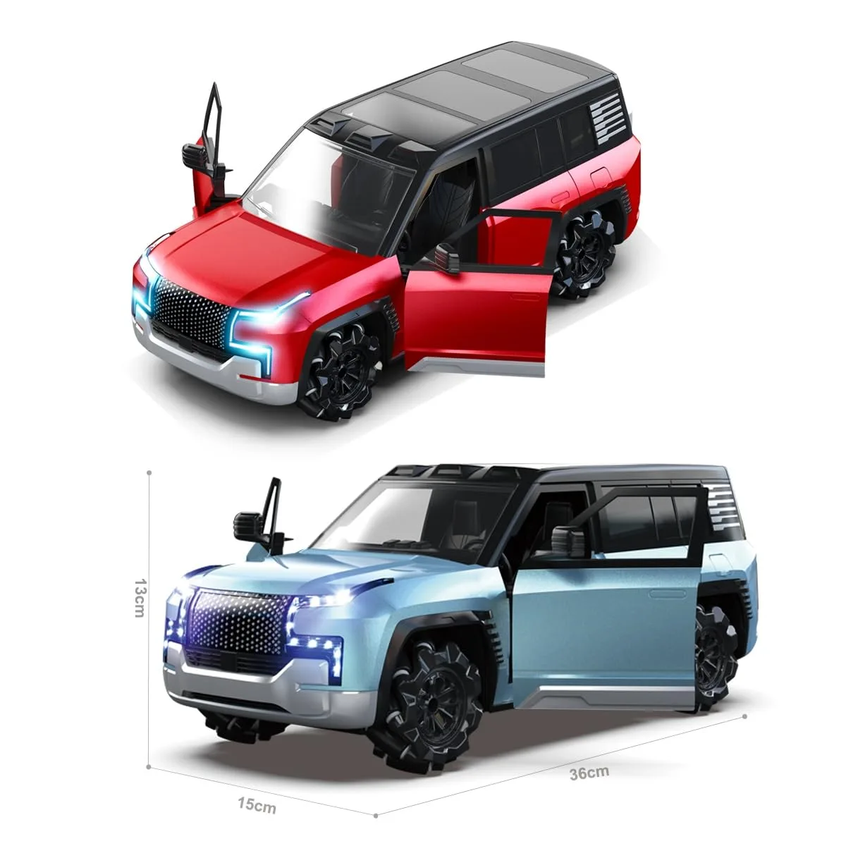 Moka U8 1:12 Scale RC Electric SUV Rechargeable | Remote Control Car with Lights & Auto Park | Shopbefikar