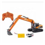 HUINA 1551 1:14 Scale 15 Channel Alloy RC Excavator | Long Arm 2.4G Remote Control Construction Vehicle | Age 6+ - Image 5