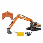 HUINA 1551 1:14 Scale 15 Channel Alloy RC Excavator | Long Arm 2.4G Remote Control Construction Vehicle | Age 6+ - Image 5