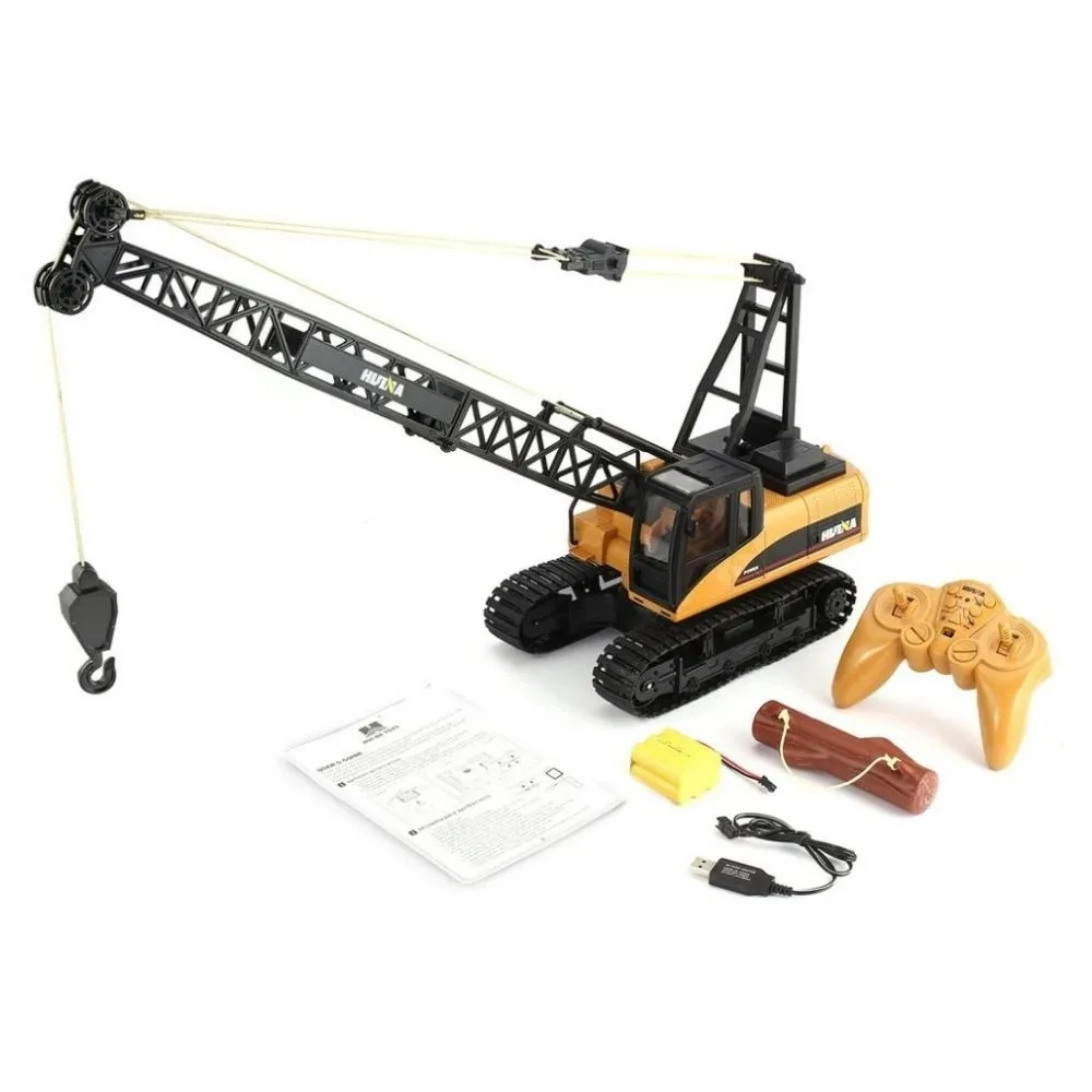 HUINA 1572 RC Crane 1:14 Scale | 12CH Engineering Latticed Boom Crane Truck - Image 10
