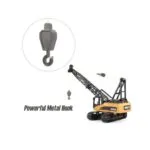 HUINA 1572 RC Crane 1:14 Scale | 12CH Engineering Latticed Boom Crane Truck - Image 6