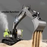 HUINA 1661 RC Excavator 1:18 Die-Cast Metal | 11CH Construction Vehicle with LED Lights - Image 4