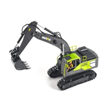 HUINA 1661 1:18 Die-Cast Metal RC Excavator 11CH with LED Lights | Shopbefikar