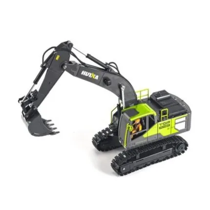 HUINA 1661 1:18 Die-Cast Metal RC Excavator 11CH with LED Lights | Shopbefikar