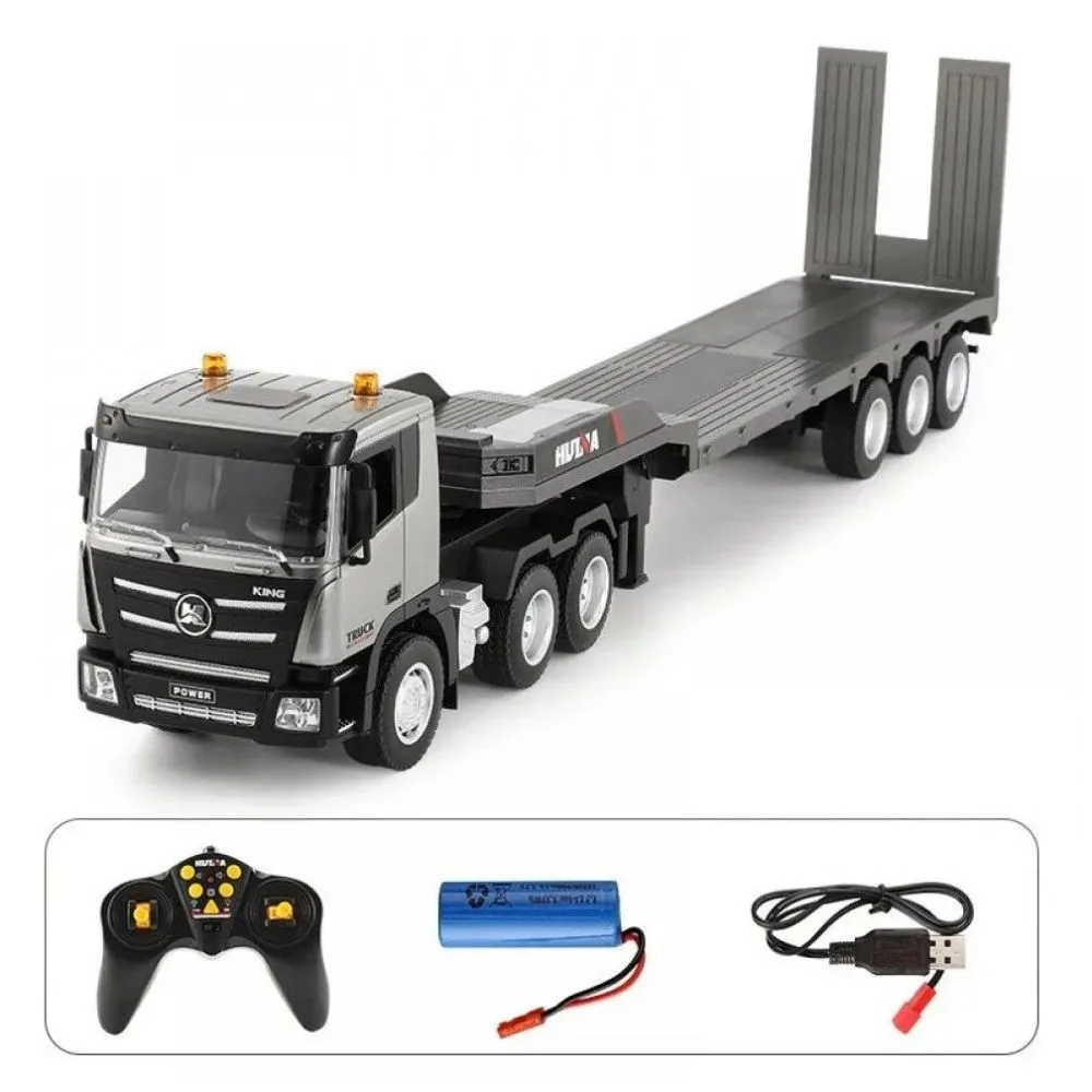 HUINA 1318 1:18 RC Tractor Truck 9CH with Flatbed Trailer | Shopbefikar