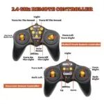 HUINA 1319 1:18 RC Tractor Truck with Excavator & Trailer | 2.4G Remote Control Construction Transport Set | Age 6+ - Image 2