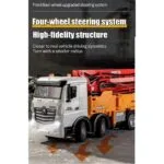 HUINA 1381 1:18 RC Concrete Pump Truck | 11CH Construction Vehicle with 120cm Pump Arm - Image 2