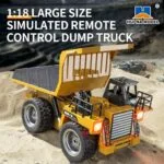 HUINA 1534 RC Dump Truck 1:18 Scale | Heavy Duty Construction Tipper - Image 3